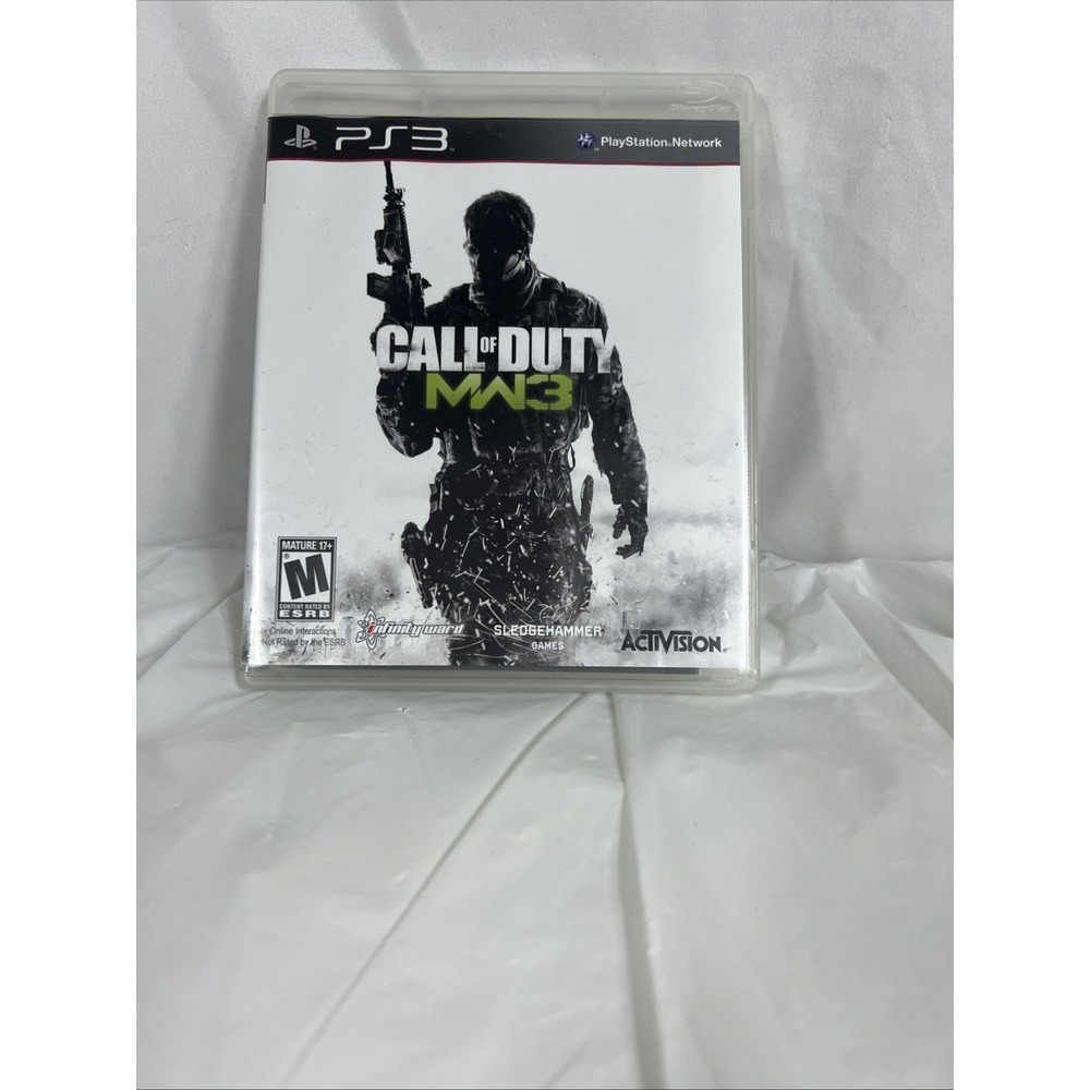 PS3 Call‎ of Duty MW3 Video Game complete works